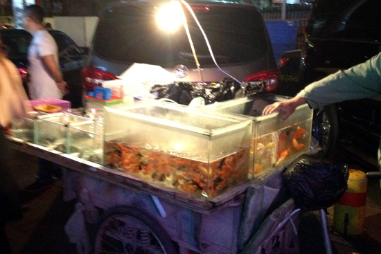 金魚売りの屋台 夜に出没♪ 中国北京ツアーを10倍楽しめる?情報